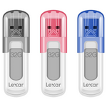 3-Pack Lexar JumpDrive V100 32GB USB 3.0 Flash Drive