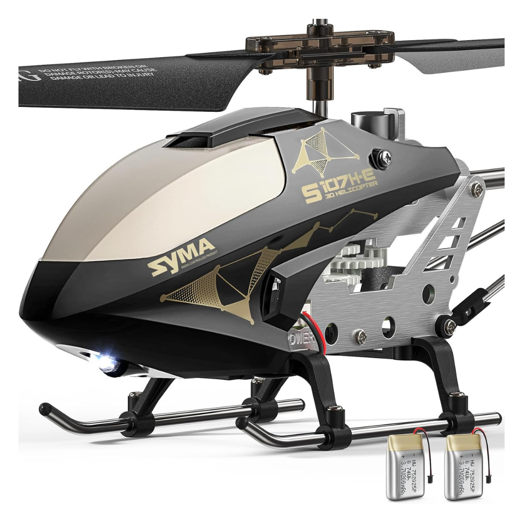 SYMA RC Helicopter Toy With 2 Batteries & Altitude Hold