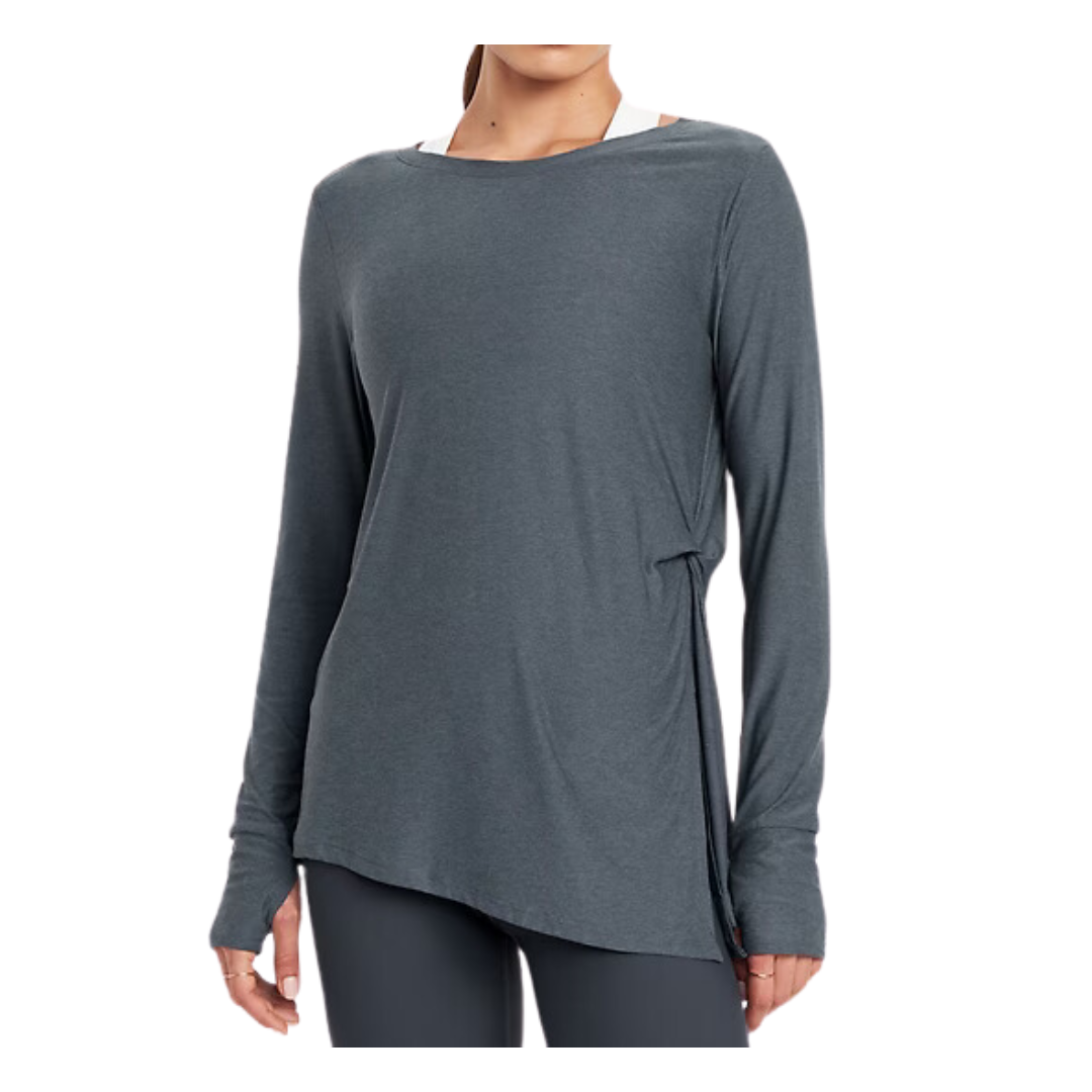 Old Navy Women's CloudMotion Side-Tie Tunic