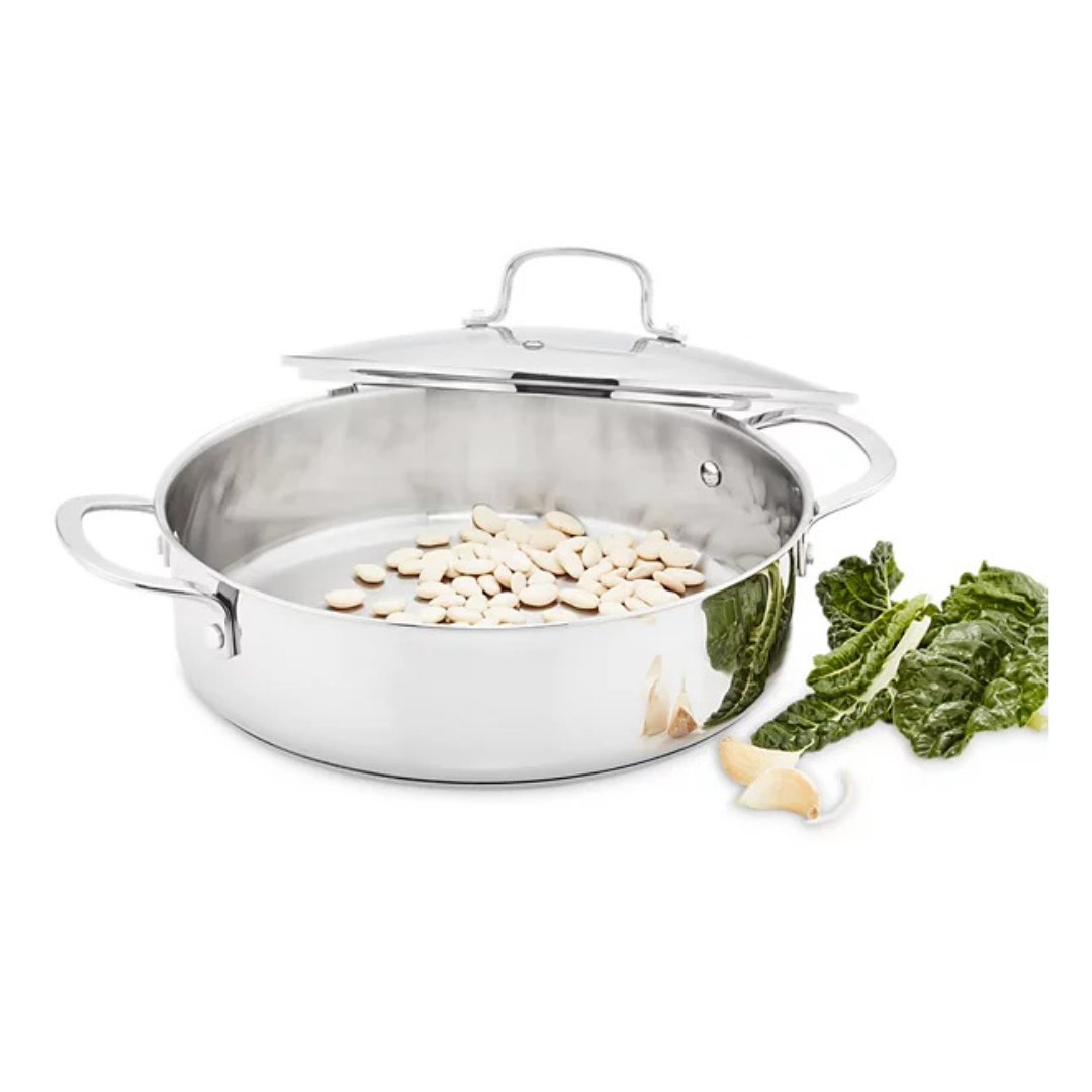 The Cellar Stainless Steel 5-Qt. Covered Everyday Pan