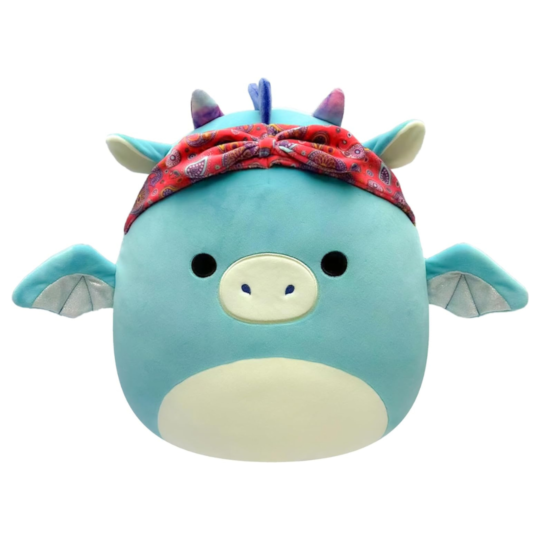 Squishmallows 14" Original Jazwares Plush Tatiana Teal Dragon