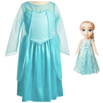 Disney's Frozen Elsa 14 Inch Toddler Doll With Dress Up Outfit