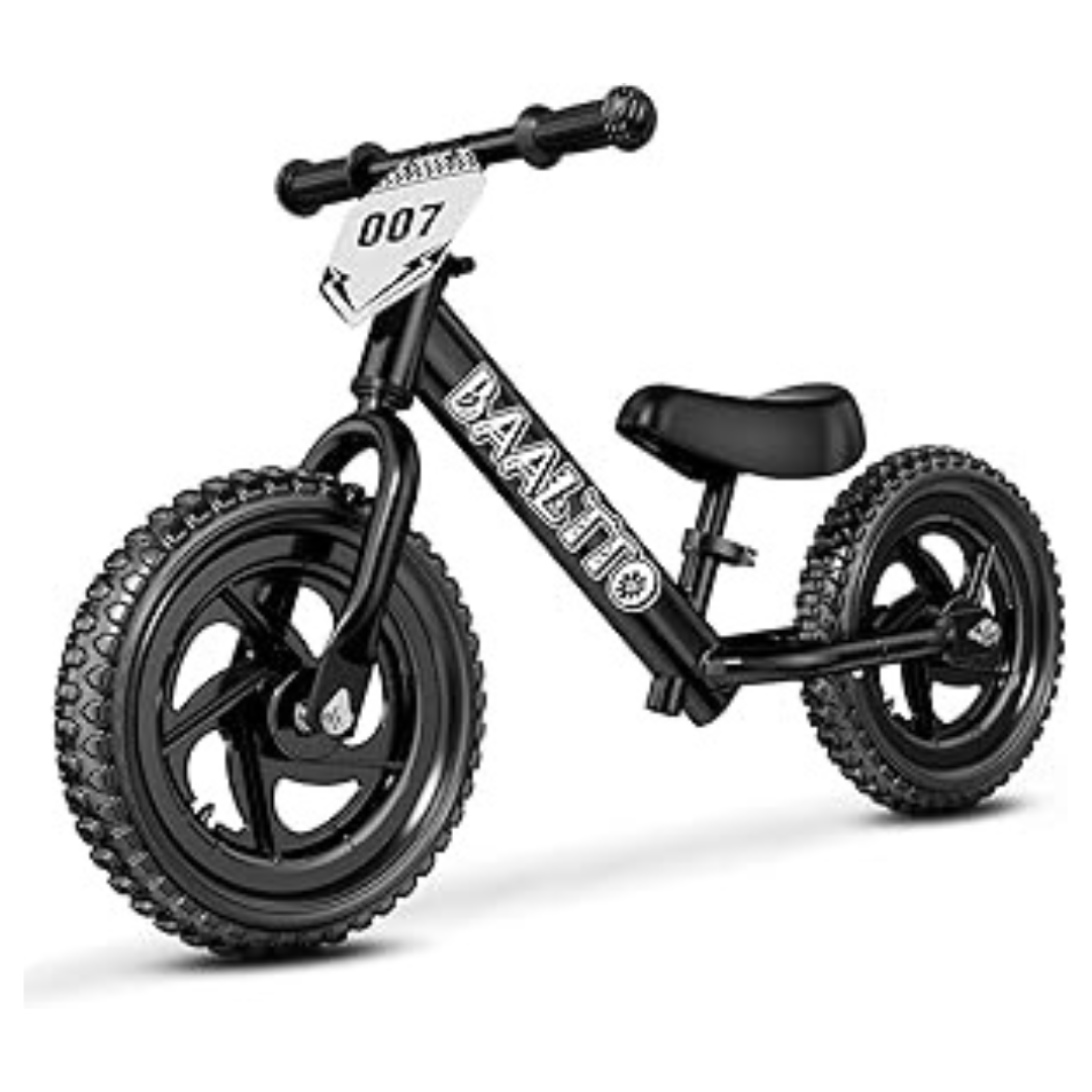 Baaltto 12" Toddler Kids Balance Bike With Customizable Plate