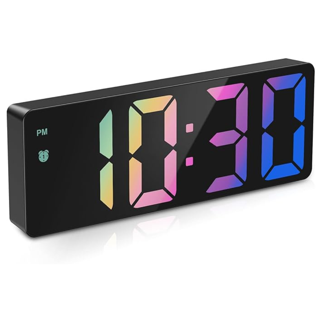 ORIA 6.5 LED Digital Modern Alarm Clock With Snooze