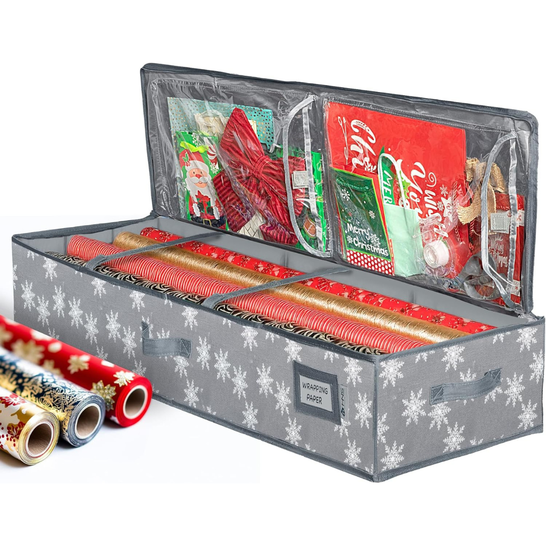 HoldN' Storage Wrapping Paper Storage Container