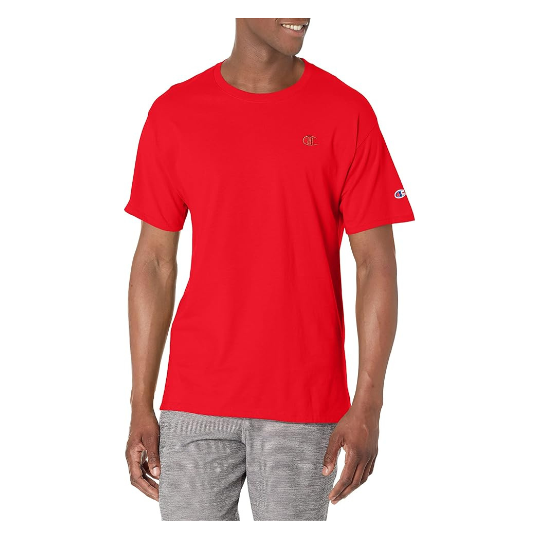 Champion Classic Men's Jersey Crew Neck T-Shirt (Select Color/ Size Combinations)