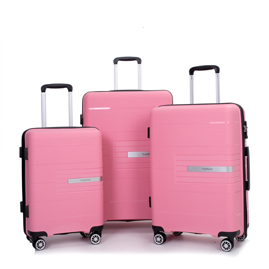 3-Piece Tripcomp Hardside Carry On Luggage Sets (3 Color Options)