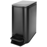 Cesun 1.6 Gallon Small Bathroom Trash Can with Lid Soft Close