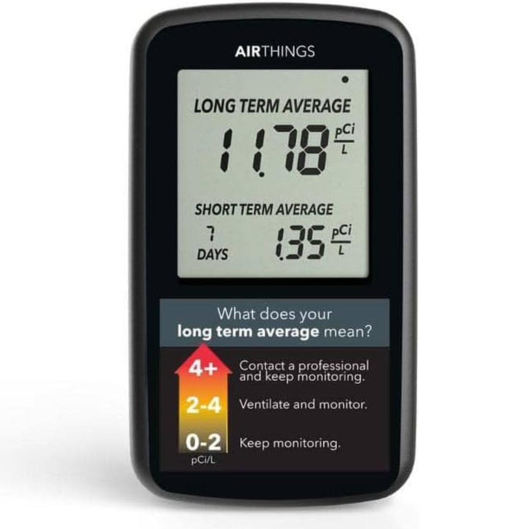 Airthings Corentium Portable, Lightweight, Easy-to-Use Home Radon Detector