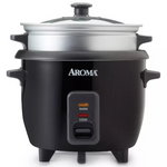 Aroma Housewares 3 Uncooked/6 Cups Cooked Rice Cooker