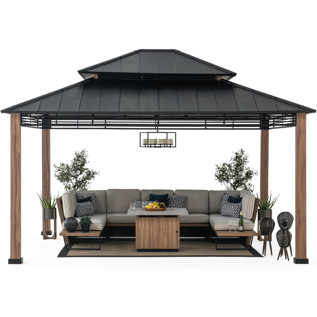 Sunjoy Roberts 13 x 15 ft. Outdoor Patio