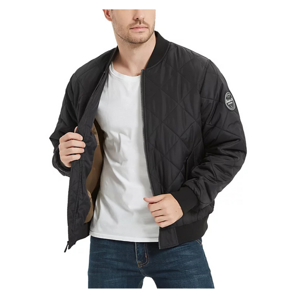 Hawke & Co. Men's Diamond Quilted Bomber Jacket (Various)