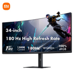 Xiaomi G34WQi 34" Curved 3440x1440 180Hz 1ms HDR10 VA Gaming Monitor