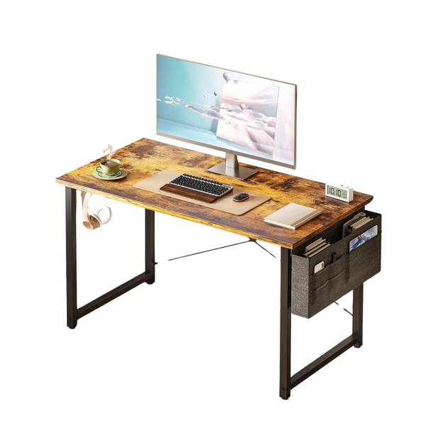 KKL 40" Sturdy Computer Desk With A Storage Bag & Headphone Hook