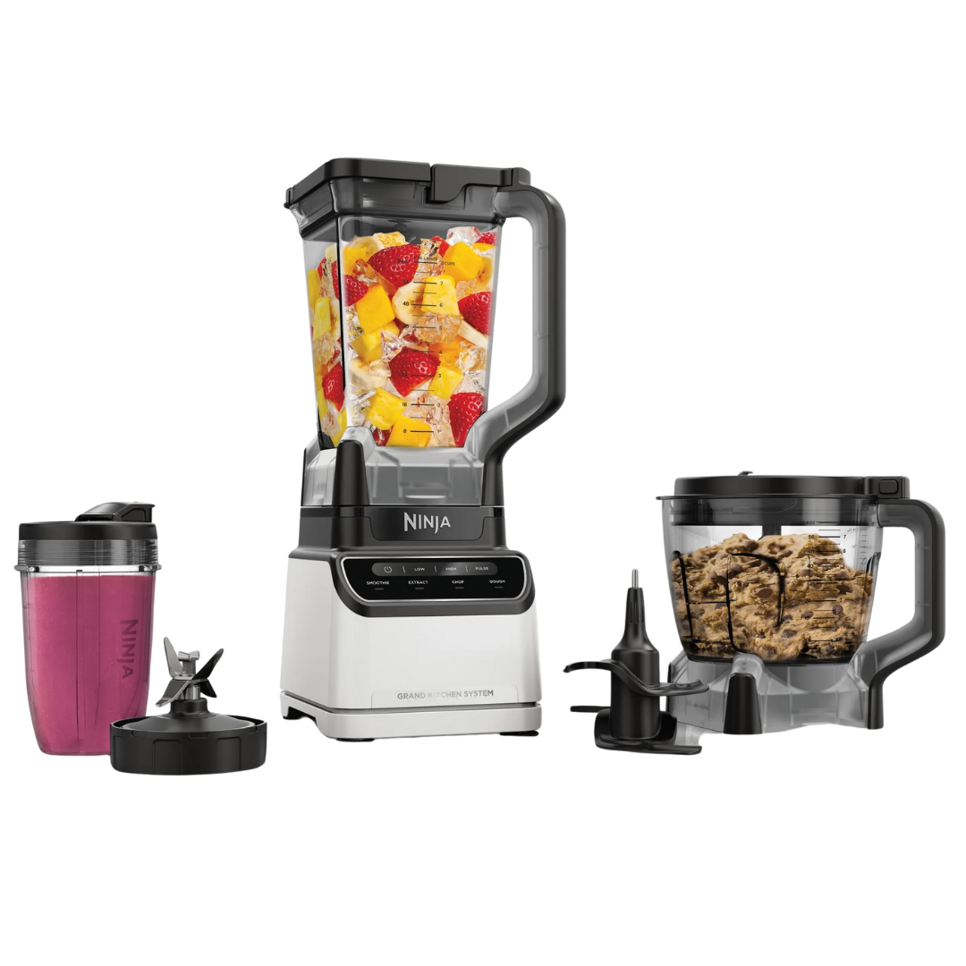 Ninja 1200 Watts Grand Kitchen System With 72-oz Pitcher & 8-Cup Food Processor Bowl