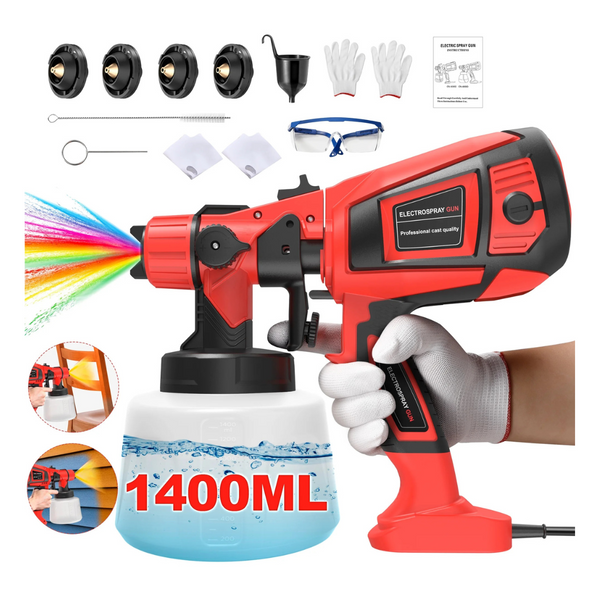 TNTANTS 550W HVLP Electric Spray Paint Gun