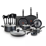 20-Pieces T-Fal Essentials Nonstick Cookware Set + $10 Kohls Cash