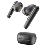 Poly Voyager UC Carbon Black Earbuds With Charge Case & USB-C Adapter