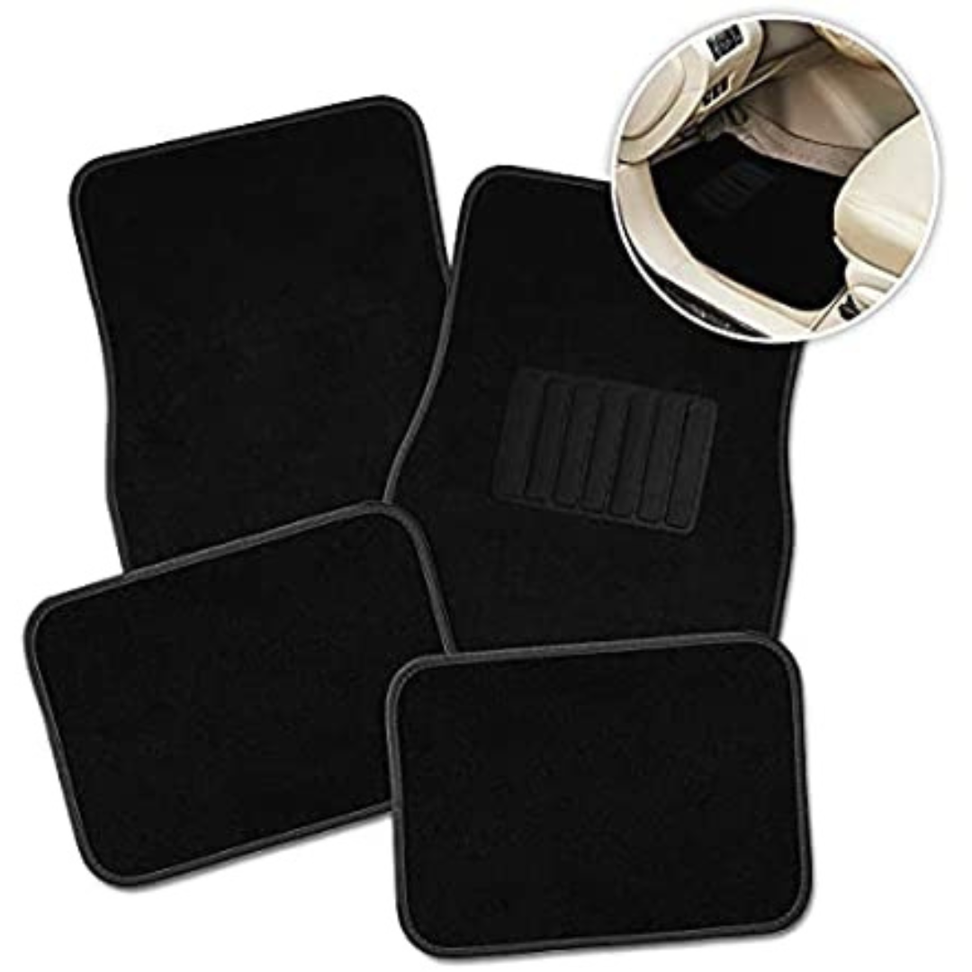 4-Piece Zone Tech All Weather Carpet Vehicle Floor Mats