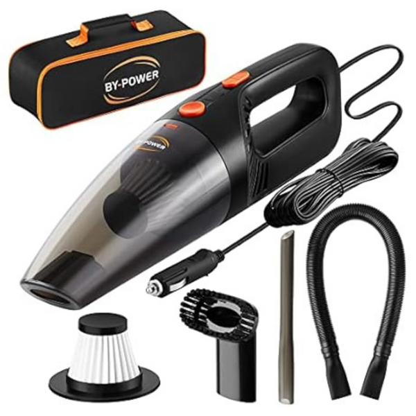 By-Power Car Vacuum Cleaner With Extensions & Filters