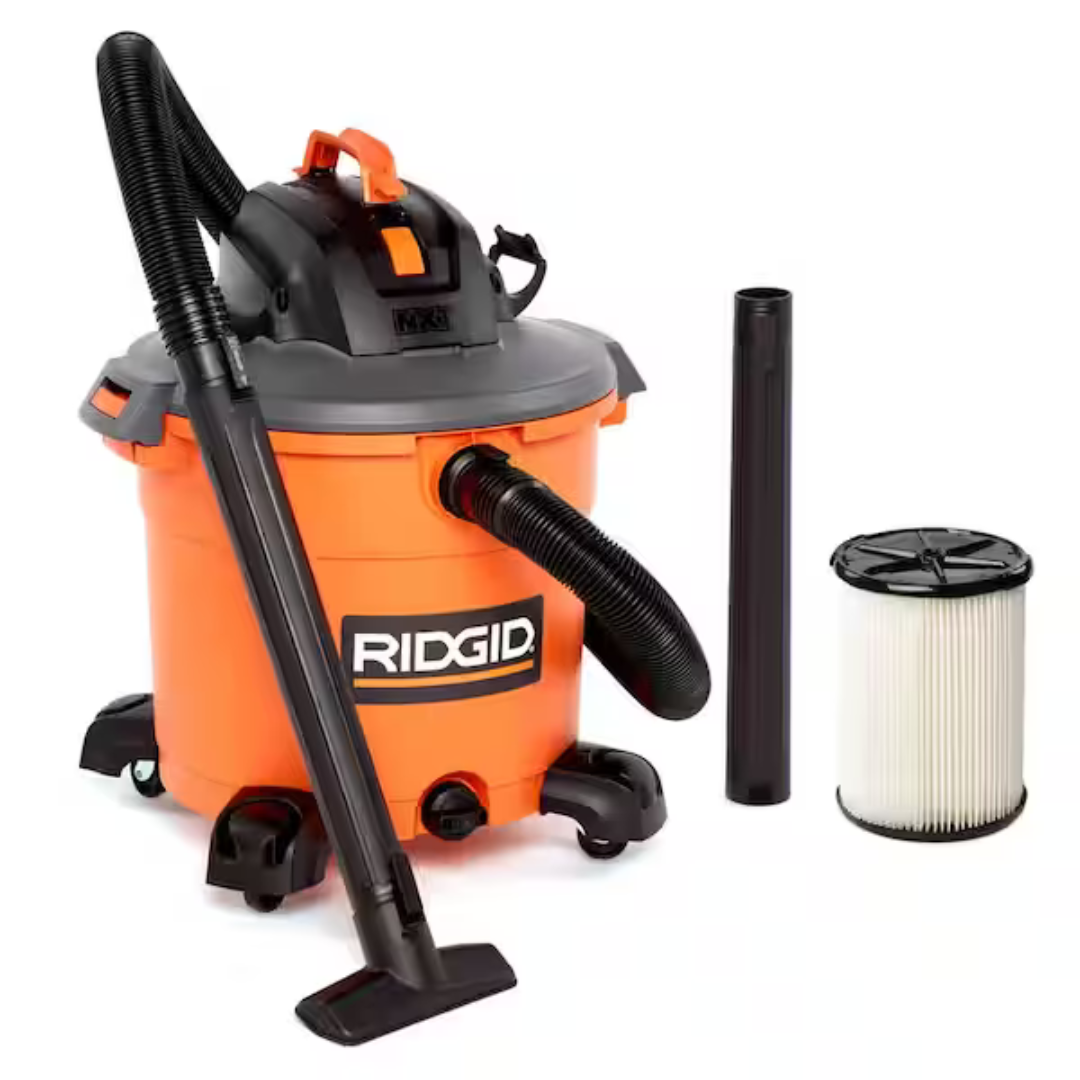 Ridgid HD1640 16-Gallon NXT Wet/Dry Shop Vacuum with Filter & Accessories