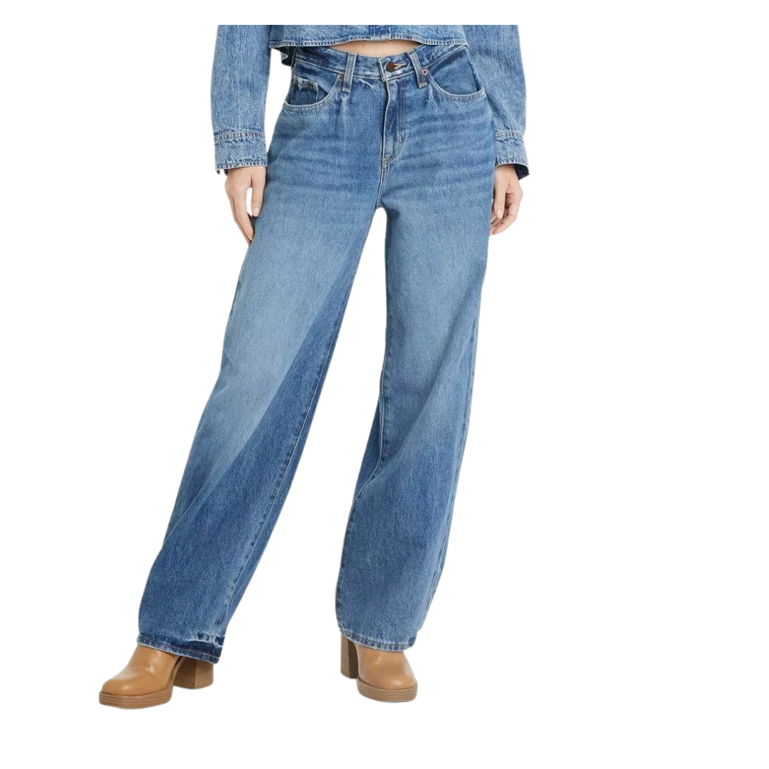 Universal Thread Women's Classic 90's Mid-Rise Baggy Jeans