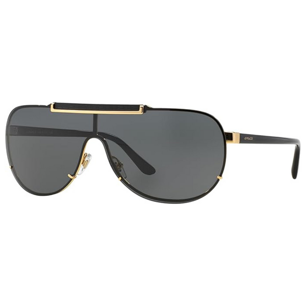 Versace Unisex Gold Metal Frame Sunglasses