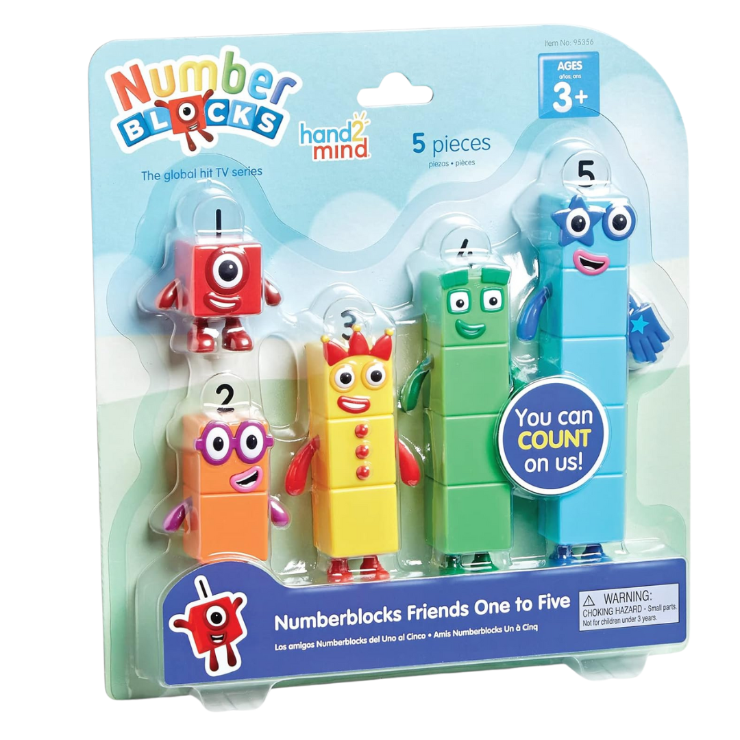 5-Piece Numberblocks Friends One To Five Figures (95356)