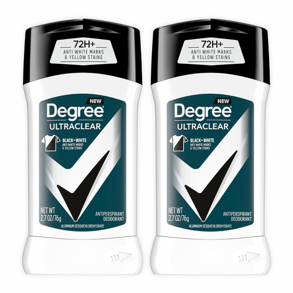 2-Count Degree Men's UltraClear 72-Hour Antiperspirant Deodorant (2.7 oz)