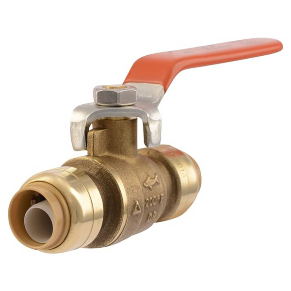 SharkBite 1/2" Brass Push-To-Connect Ball Valves