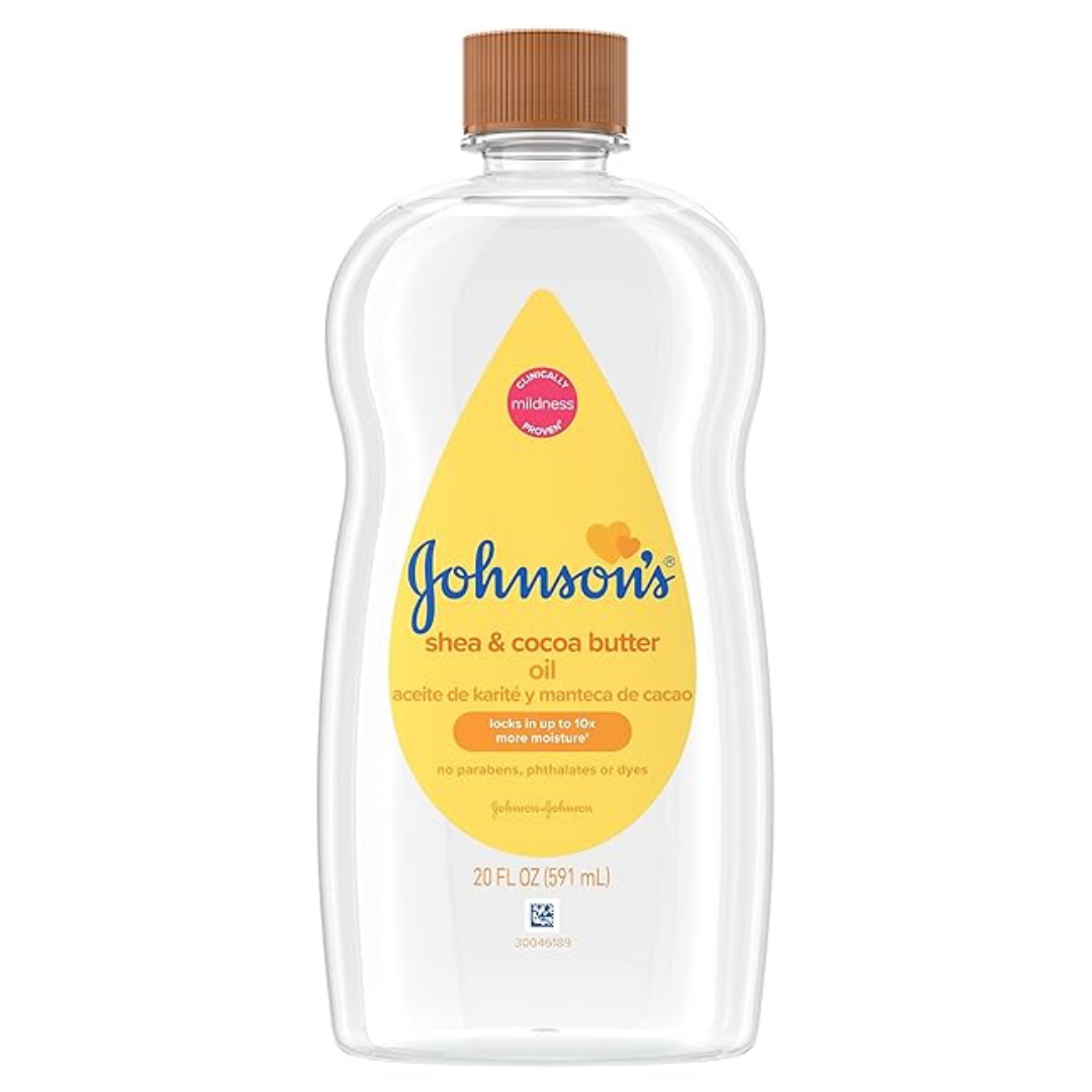 Johnson s Baby Body Moisturizing Oil With Shea & Cocoa Butter (20 Oz)