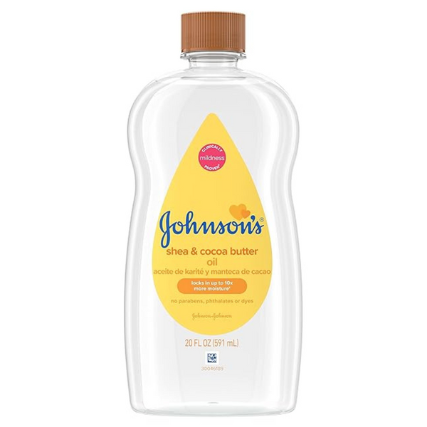 Johnson s Baby Body Moisturizing Oil With Shea & Cocoa Butter (20 Oz)