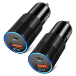 2-Pack 40W Dual 12V USB C Car Charger