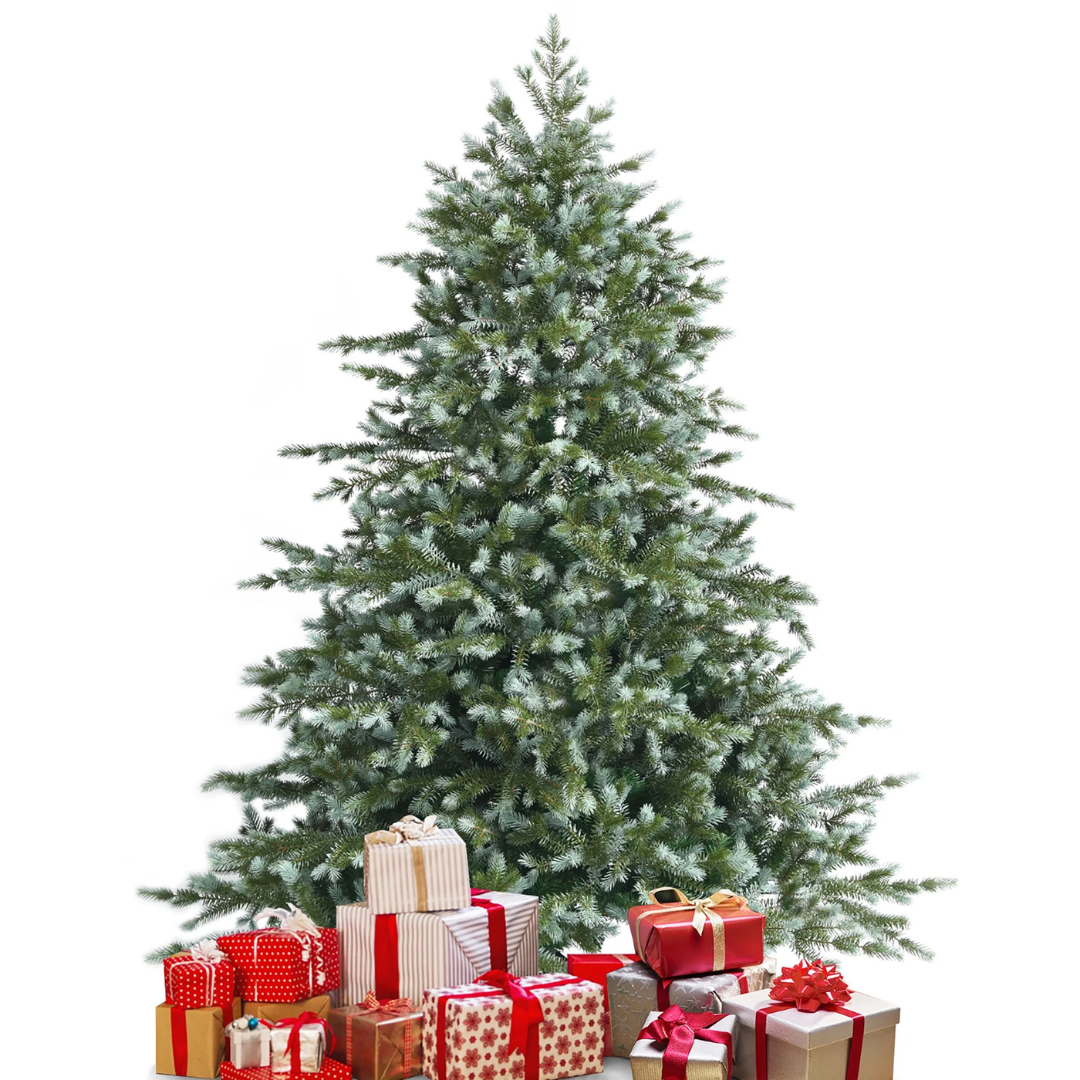 Costway 6ft Artificial Christmas Spruce Hinged Tree