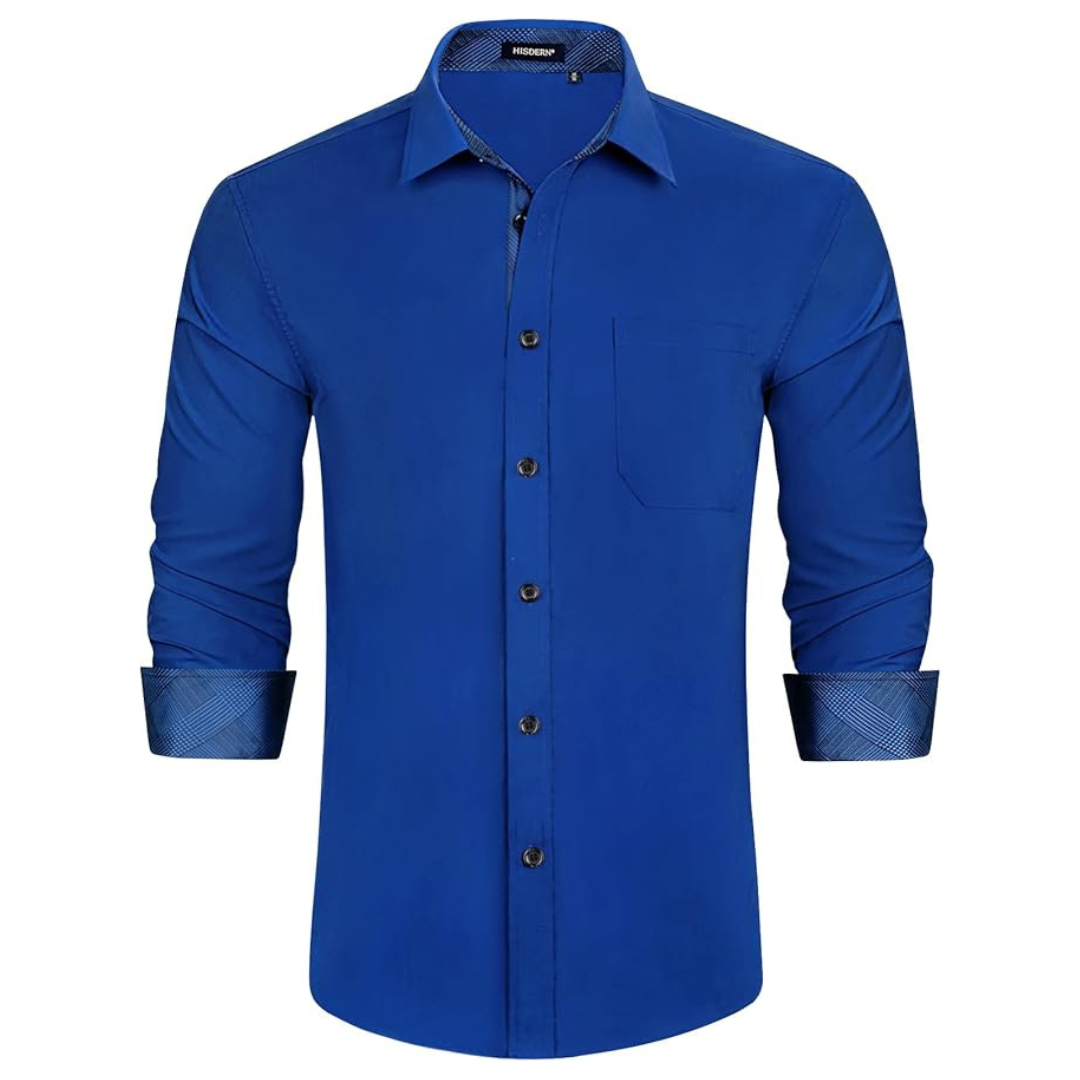 Men's Long Sleeve Button Down Casual Shirts