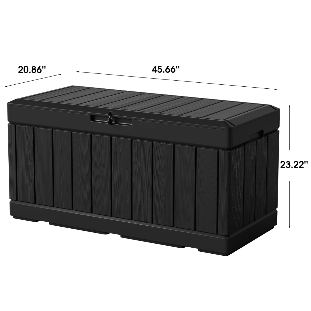 Homall 82 Gallon Outdoor Storage in Resin Deck Box (4 Colors)