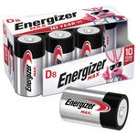 8-Count Energizer Max D Premium Alkaline D Cell Batteries