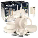 18-Piece Gotham Steel Nonstick Aluminum Cookware And Kitchen Set