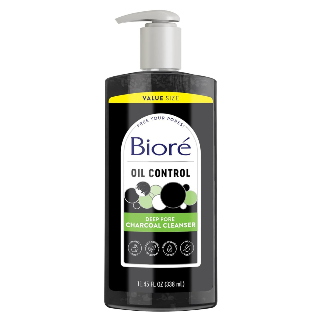 11.45-Oz Biore Deep Pore Charcoal Face Wash