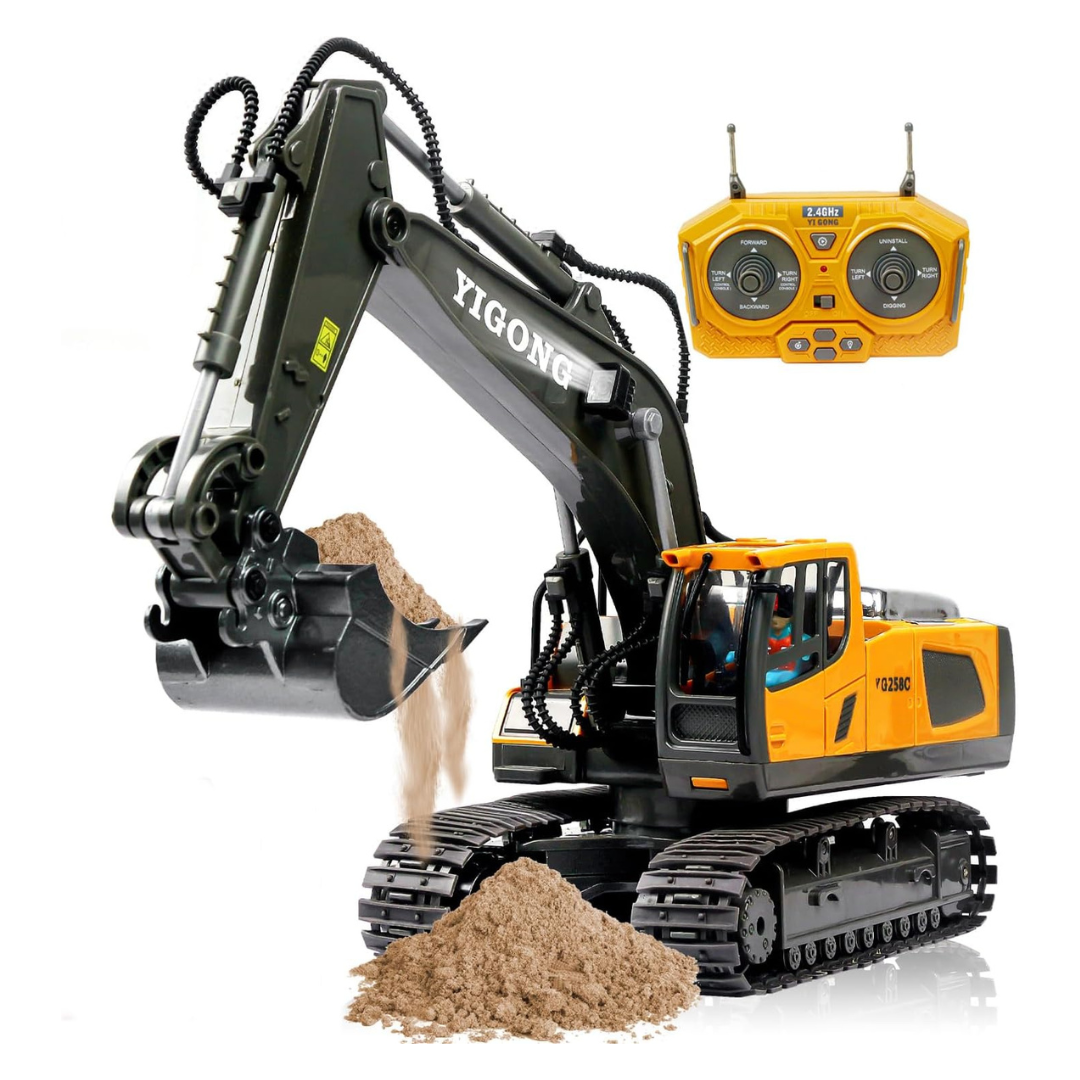 ID Gerilla Remote Control Excavator Toy With Lights & Sounds