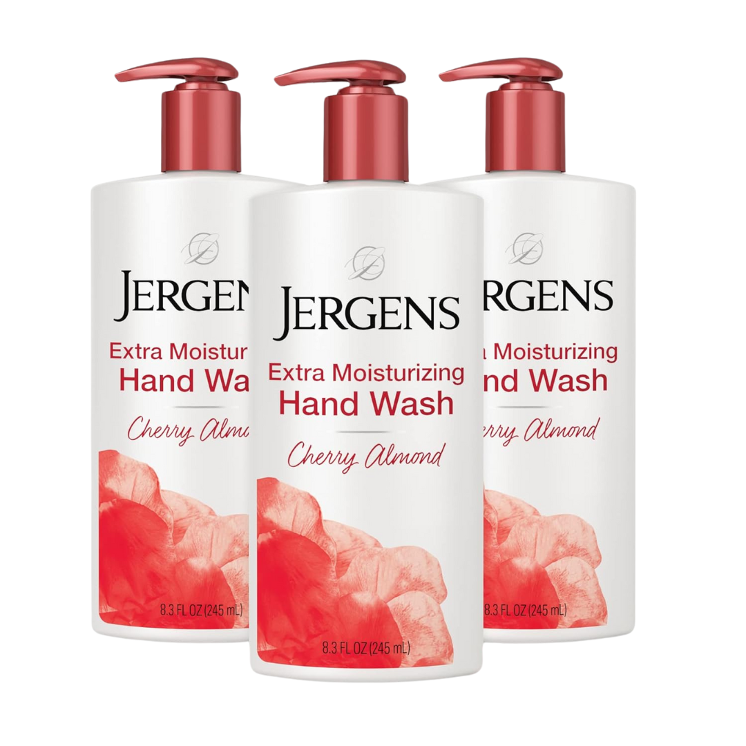 3-Pack Jergens Extra Moisturizing Hand Soap (8.3oz, Cherry Almond)