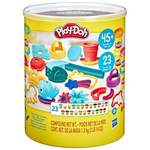 Play-Doh Super Storage Canister For Kids With 48 Tools And 23 Cans