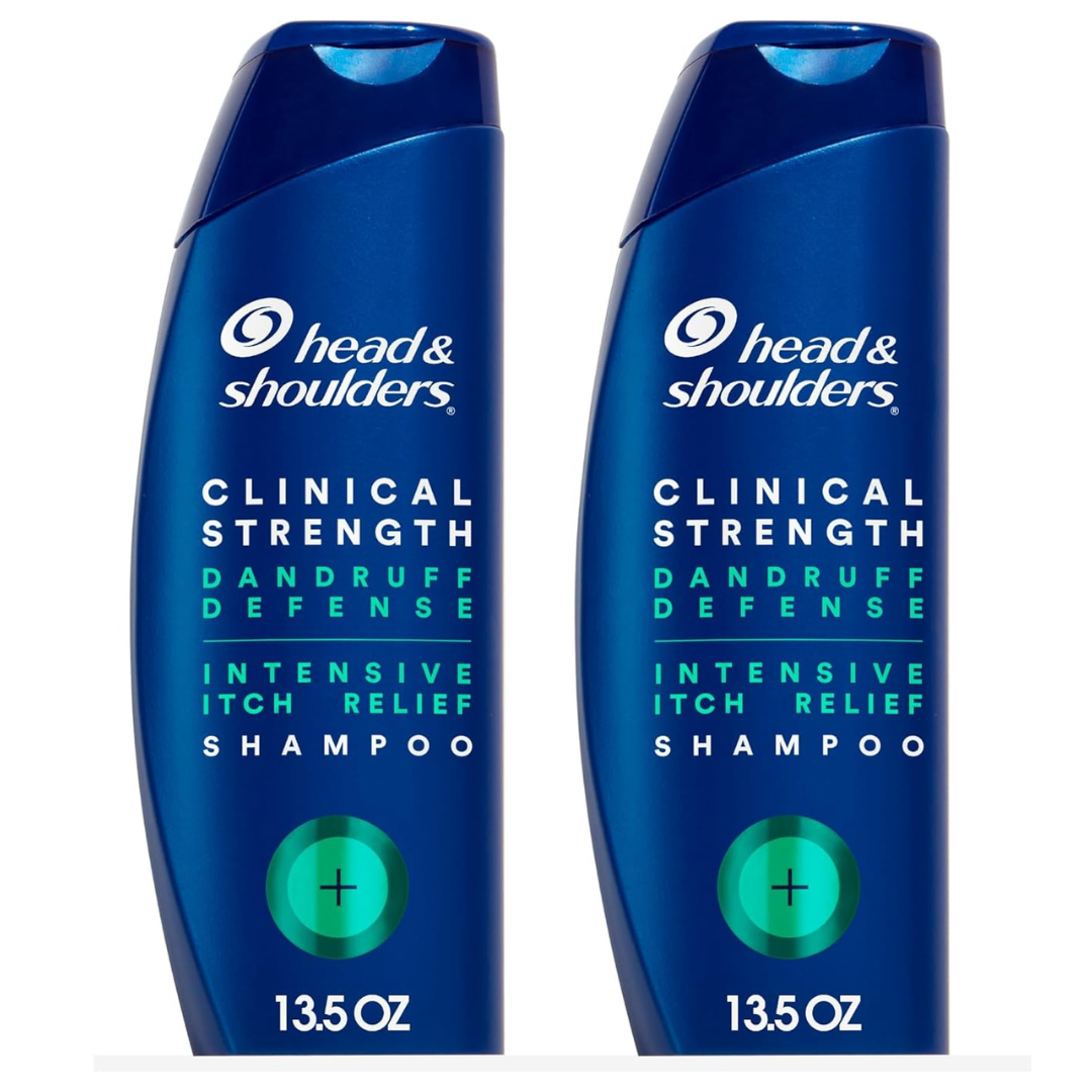 2 Bottle of Head & Shoulders Clinical Strength Dandruff Shampoo, Selenium Sulfide Dandruff Defense (13.5 Fl Oz Bottles)