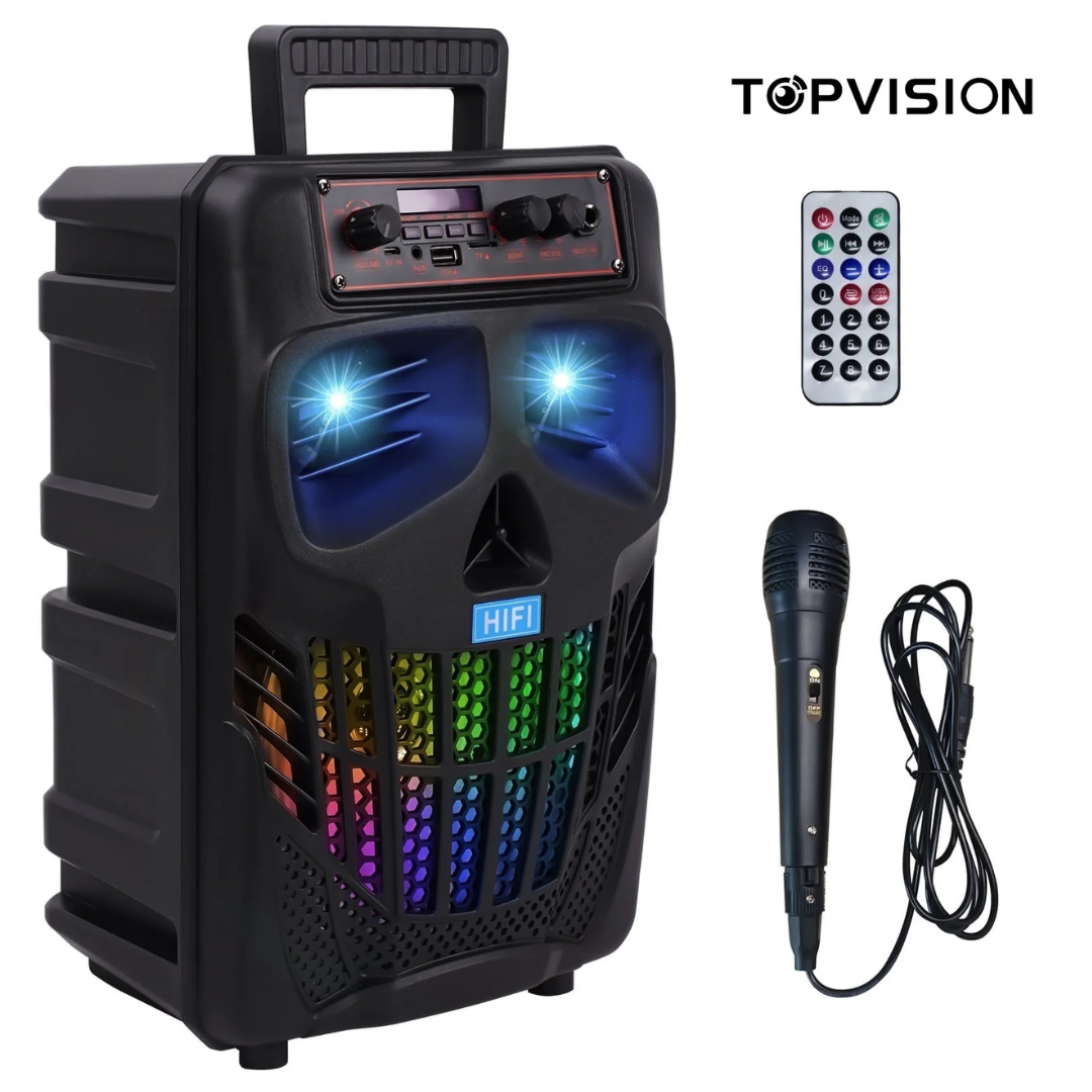 Topvision Karaoke Machine Bluetooth for Adult With Microphone