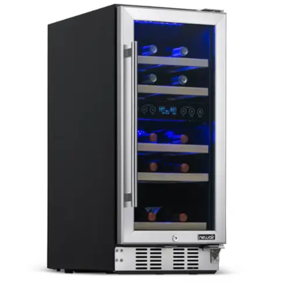 NewAir 15" Built-In 29 Bottle Dual Zone Compressor Wine Fridge