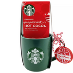 11-Oz Starbucks Mug w/ Peppermint Hot Cocoa Mix