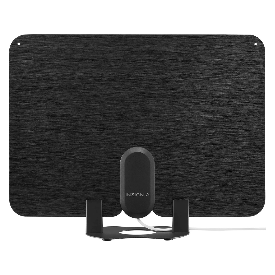 Insignia Amplified Ultra-Thin Indoor HDTV Antenna 60 Mile Range