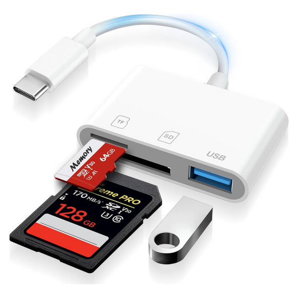 Denlane USB-C SD Card Reader With 2 Slots