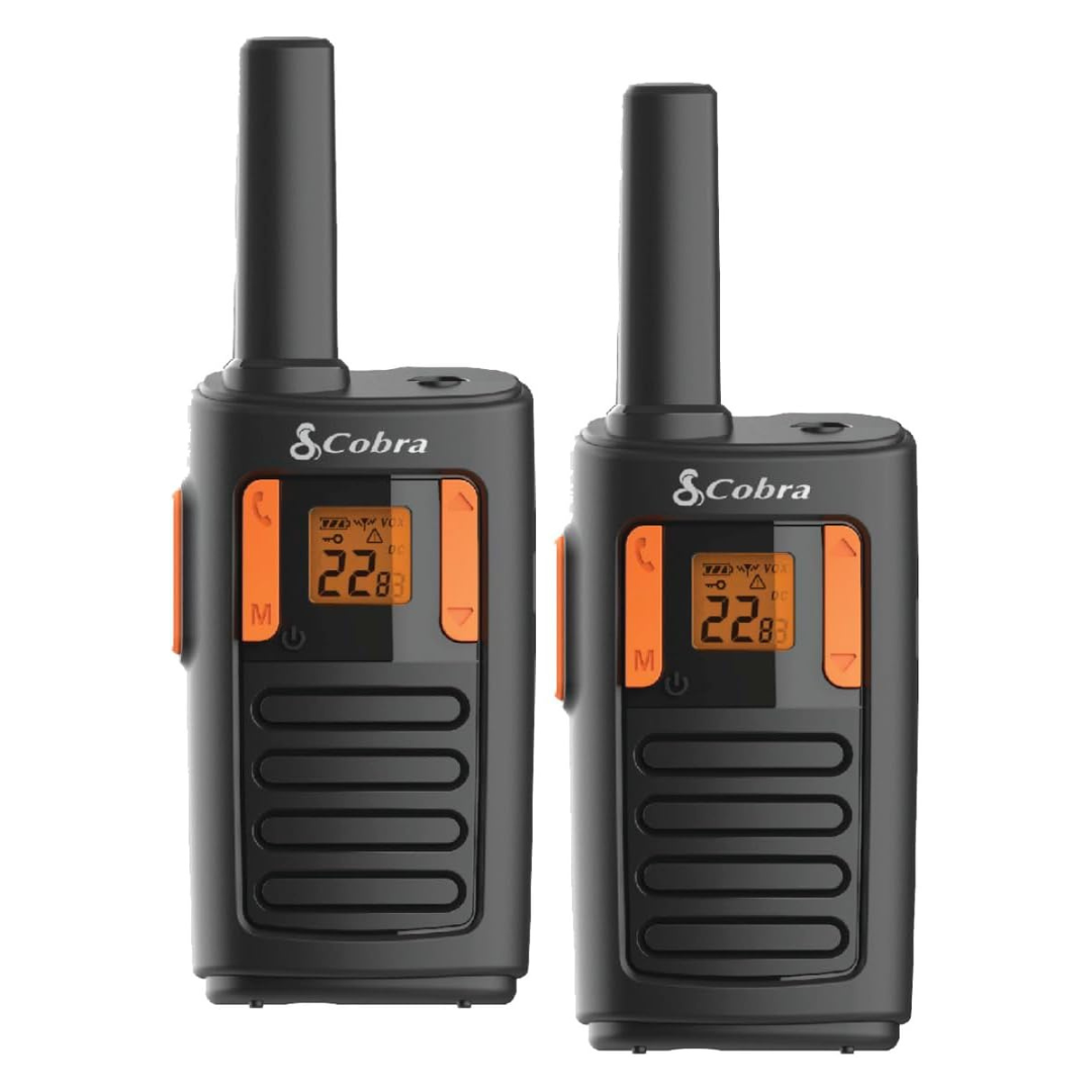 2-Pack Cobra RX180 Walkie Talkies (18-Mile Range)