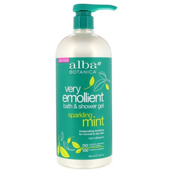 Alba Botanica 32 Oz Very Emollient Bath And Shower Gel